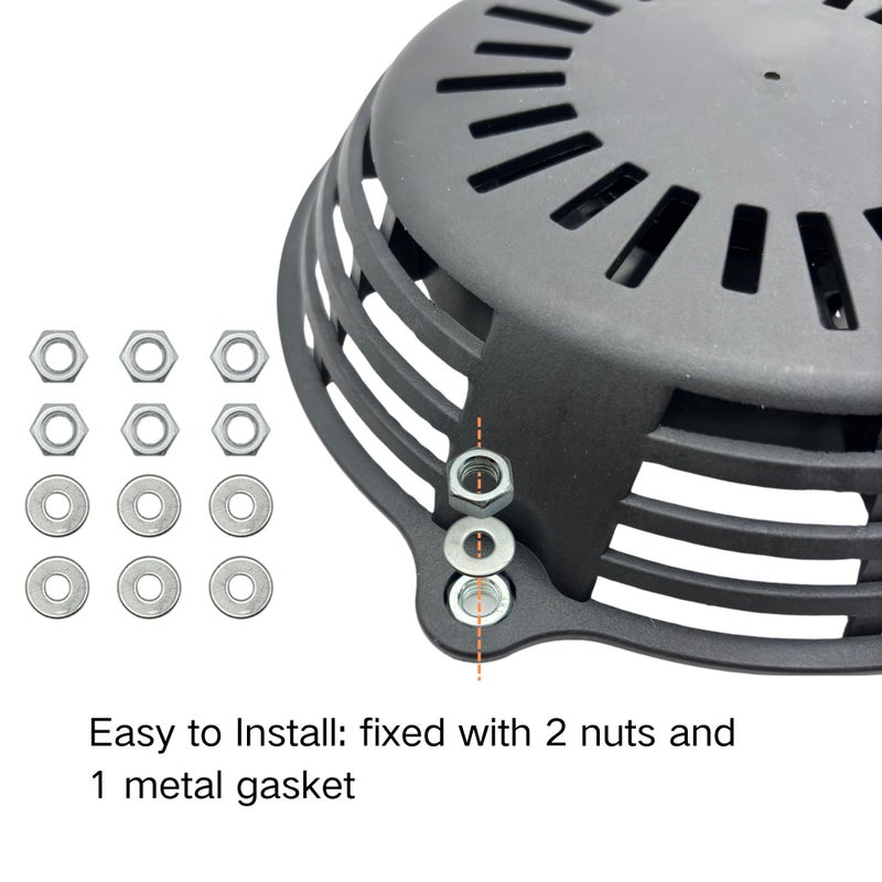 YGQ Pull Start Assembly for Honda GCV135 GCV160 GCV190, 28400-Z0L-V20ZA Black Recoil Starter for GCV 160 Lawn Mower Pressure Wahser - Image 3